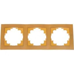 Рамка Brille тройная шампань NB-3F iv