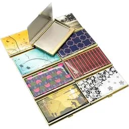 Візитниця No brand металева з малюнком 9.3x5.9x1.4 см