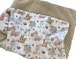 Плед з плюшем Moontime 100x80 см "Звірята"