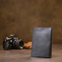 Шкіряна обкладинка для документів GRANDE PELLE 10х13,5х0,5 см acs0018504 - мініатюра 7