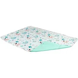 Многоразовая непромокаемая пеленка Эко Пупс Eco Cotton Звери на лесной поляне 90х65 см белая