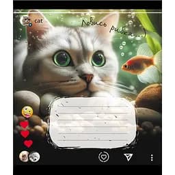 Зошит учнівський "Кішка" Leader 024-550351K-4 в клітинку, 24 аркуші