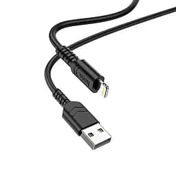 Кабель Hoco X62 Lightning Fortune charging data cable 1 м черный