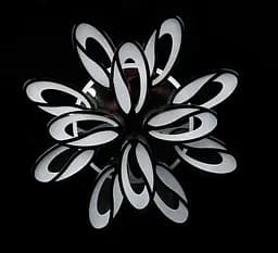 LED люстра світильник з пультом і підсвічуванням Splendid-Ray 30-3981-44 - мініатюра 5