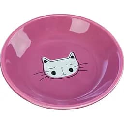 Миска Trixie плоска керамічна для котів 0,2 л d 14 см