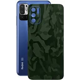 Захисна плівка StatusSKIN для Xiaomi Redmi Note 10 5G 2021 Корпус Вініл Камуфляж зелений