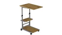 Стол приставной Ferrum-decor Адан 62x40x60 металл Серый ДСП Дуб Артизан 16мм (FRD-102503)