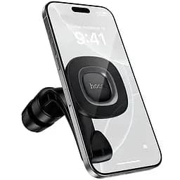 Автотримач Hoco H99 Crown magnetic на підголівник Black metal gray - мініатюра 6