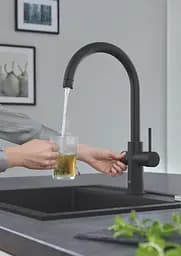 Кухонна мийка Grohe K700 із композиту 31651AP0, Чорний матовий - мініатюра 4