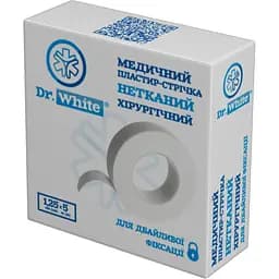 Медицинский пластырь Dr.White на нетканой основе 1.25 см х 5 м