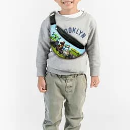 Сумка-бананка детская майнкрафт "Minecraft" с принтом ,32х15см,сумка для мальчика  через плечо (00138)