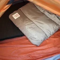 Спальник з капюшоном Naturehike M400 CNK2350WS023, (1°C), правий, сірий - мініатюра 9