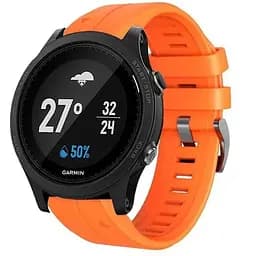 Силиконовый ремешок Primo для часов Garmin Forerunner 935/Forerunner 945 Orange