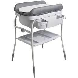Столик для пеленания Chicco Cuddle & Bubble с ванночкой темно-серый (79348.04.07)