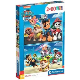 Пазл 2 в 1 Clementoni Paw Patrol. New: 2 шт. по 60 елементів (21623)
