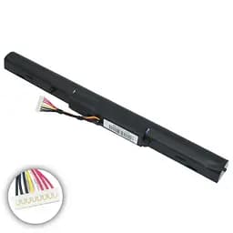 Акумулятор для ноутбука Asus A41-X550E (X450JF, X550DP, X751MD, X751MA, X750JA, X751LA) 15V 2950 mAh Black (0B110-00220100) - мініатюра 2