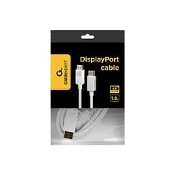 Кабель мультимедійний DisplayPort to DisplayPort 1.8m V1.2 Cablexpert (CC-DP2-6-W) - мініатюра 2