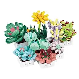 Конструктор набір Woma Toys Сукуленти з колекції Квіти, 977 деталей