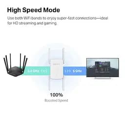Повторювач Mercusys Wi-Fi сигналу ME50G AC1900 1хGE LAN ext. ant x4 - мініатюра 8