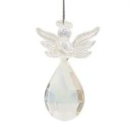 Ялинкова прикраса "Ангел скляний" 7 см, YQ1464005