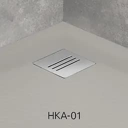 Душовий піддон Radaway Kyntos A 90x90 колір цемент HKA9090-74 - мініатюра 2