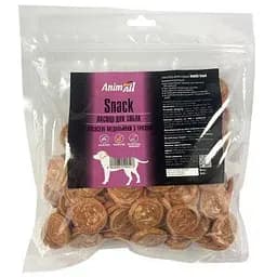 Ласощі AnimAll Snack лососеві медальйони з тріскою для собак 500 г