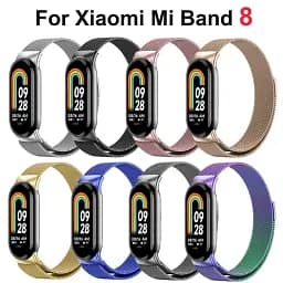 Ремінець для фітнес-браслета Boorui для Xiaomi Mi Band 8 і 9 міланська петля золотистий - мініатюра 8