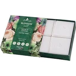 Набор мыла Florinda Зеленые цветы, 100 г (4 шт. х 25 г)