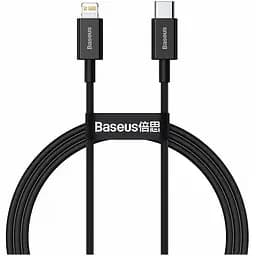 Дата кабель USB-C to Lightning 1.0m 20W Superior Series Black Baseus (CATLYS-A01)