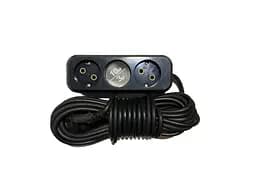 Удлинитель 10 метров 3 гнезд без заземлением ЧЕРНЫЙ MODERN (19077) (100% медь) ТМ LUMANO