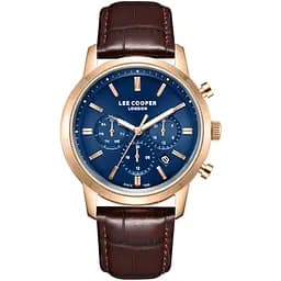 Наручний годинник чоловічий Lee Cooper Coffee Золотистий (3449)