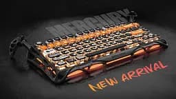 Клавіатура GravaStar Mercury K1 Pro 80keys Kailh Speedy Mint BT/WL/USB RGB CyberFlare (GSK1PRO_BO_BLK) - мініатюра 9