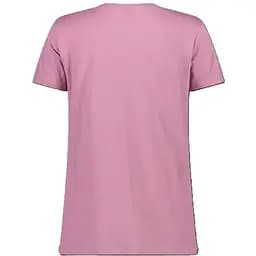 Футболка CMP Women's T-Shirt in Organic Cotton Pink XS (1097-33F7766-C602 36) - мініатюра 3
