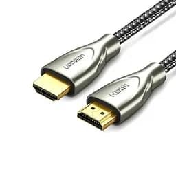 Кабель HDMI - HDMI Ugreen HD131 Carbon Fiber Zinc Alloy 3 метри сірий