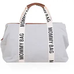 Сумка Childhome Mommy bag Signature - Canvas White, біла (CWMBBSCOW) - мініатюра 4