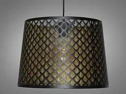 Новинка светильник подвес в стиле Лофт "Геометрия", черного цвета