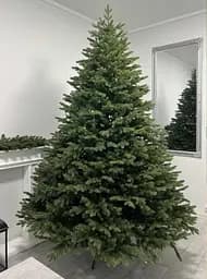 Штучна пухнаста лита ялинка Лісова красуня на шарнірах (висота 2.20м) Зелена