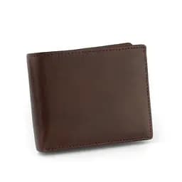 Кошелек мужской кожаный Virginia Conti Т813 коричневый без кнопки