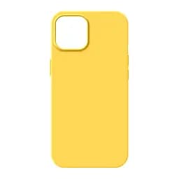 Силиконовый чехол для Apple iPhone 15, ICON2 Case, желтый, противоударный, панель, защита всего корпуса, матовая поверхность Soft Touch, выступает над дисплеем, совместим с защитными стеклами и пленками, с микрофиброй, ArmorStandart (ARM77000)