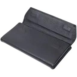 Жіноче портмоне з блоком для карт з натуральної шкіри ST Leather 22698 чорне - мініатюра 7