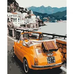 Картина по номерам Brushme Ретро автомобиль 40x50 см