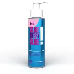 Лубрикант - Intt Slide Berry Slide! Blackberry Flavor, 100 мл - мініатюра 1