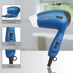 Фен CLATRONIC HTD 3429 Blue - мініатюра 4
