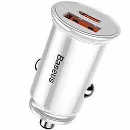 Автомобільний зарядний пристрій Baseus Circular + Type-C PPS 5A CCYS-C0S Silver