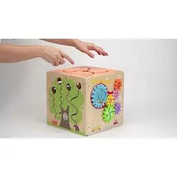 Бізікуб Viga Toys 5 в 1 дерев'яний (44591) - мініатюра 7