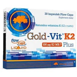 Вітаміни та мінерали Olimp Gold-Vit K2 Plus, 30 капсул