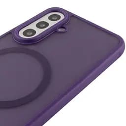Чохол TPU Bloom with MagSafe для Samsung Galaxy S25 FE Purple - мініатюра 4