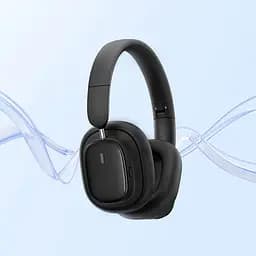 Навушники Baseus Bowie H1i Noise-Cancelling Wireless Headphones Black (A00050402113-00) [98485] - мініатюра 7