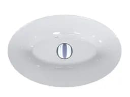 Умивальник Miraggio EVORA (0000189) Miramarble, Глянцевий, Накладний, Білий - мініатюра 4