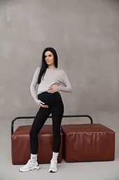 Лосіни щільні стрейчеві для вагітних демісезонні Alicante 4XL Lullababe Чорний - мініатюра 4